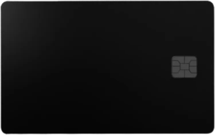 Black Card Anodized Black Titanium